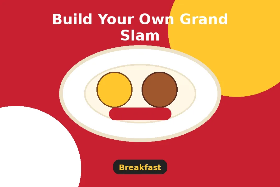 Build Your Own Grand Slam menu guide image