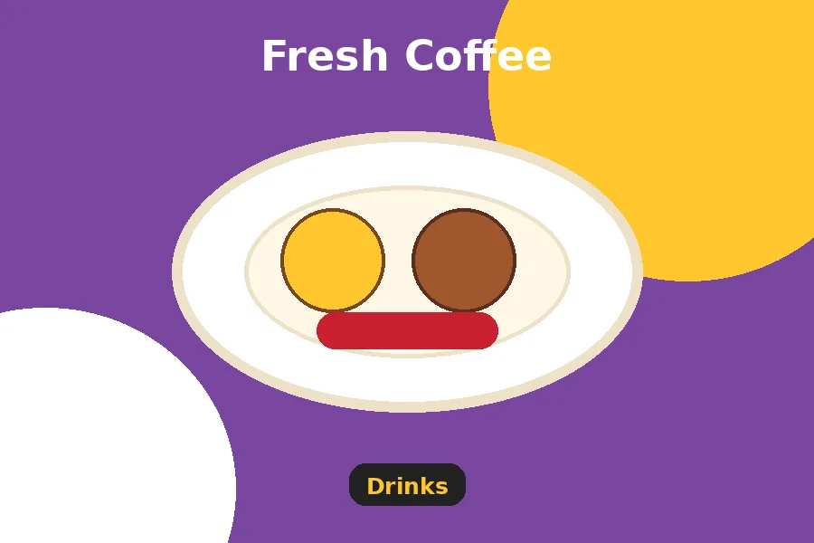 Fresh Coffee menu guide image